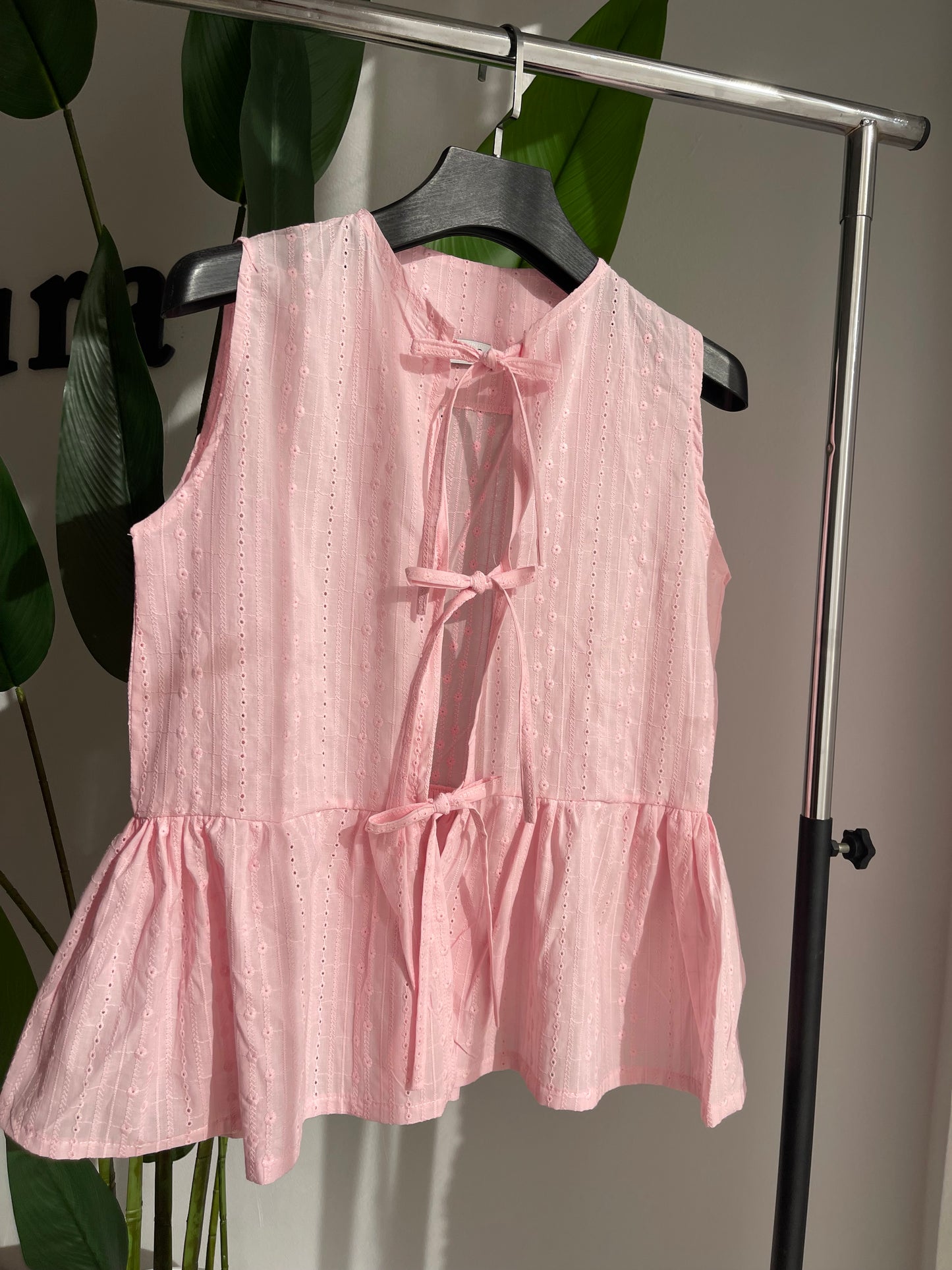 HAUT "Gelato" EN BRODERIE ANGLAISE COUTON
