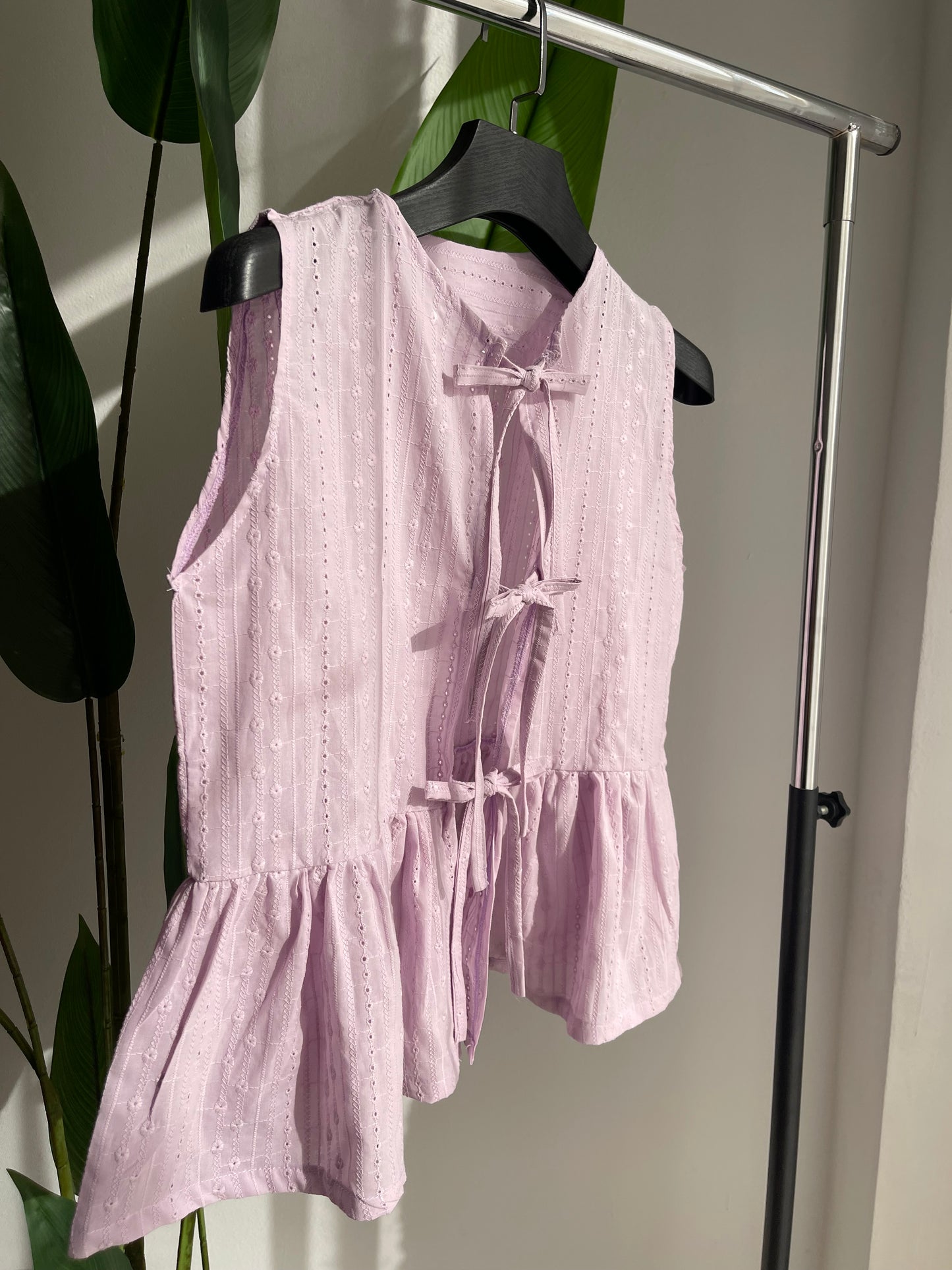 HAUT "Gelato" EN BRODERIE ANGLAISE COUTON
