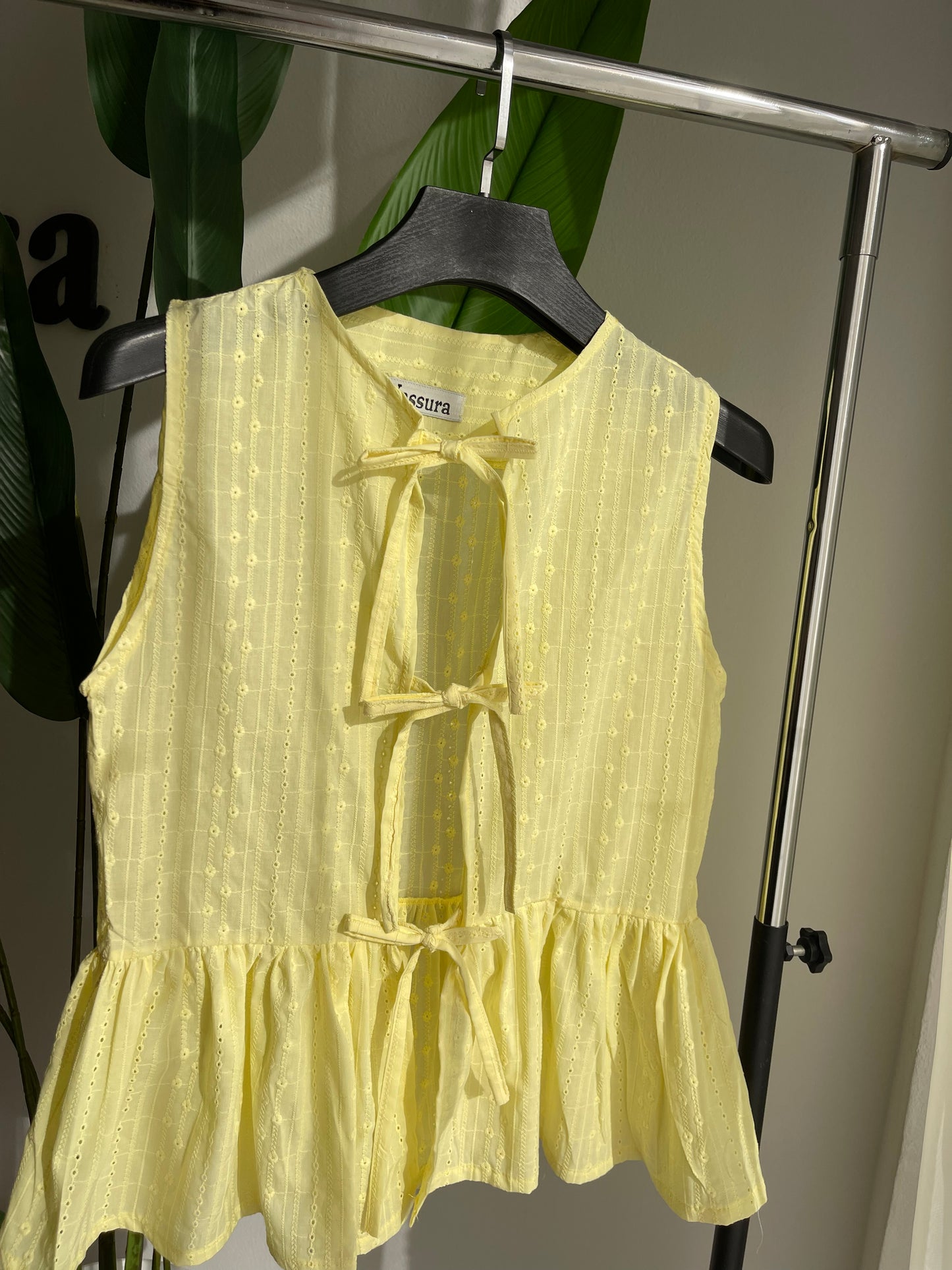 HAUT "Gelato" EN BRODERIE ANGLAISE COUTON