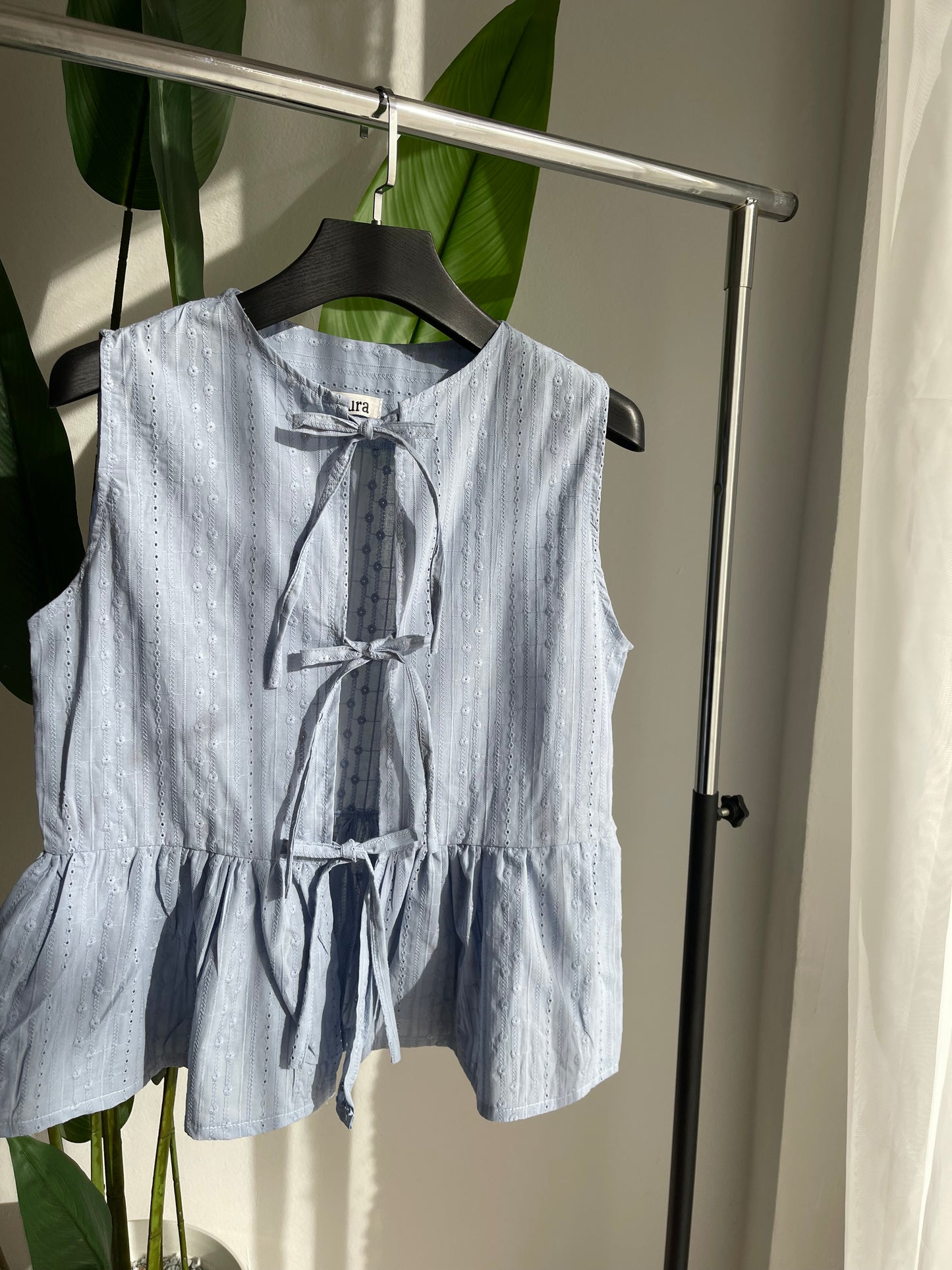 HAUT "Gelato" EN BRODERIE ANGLAISE COUTON
