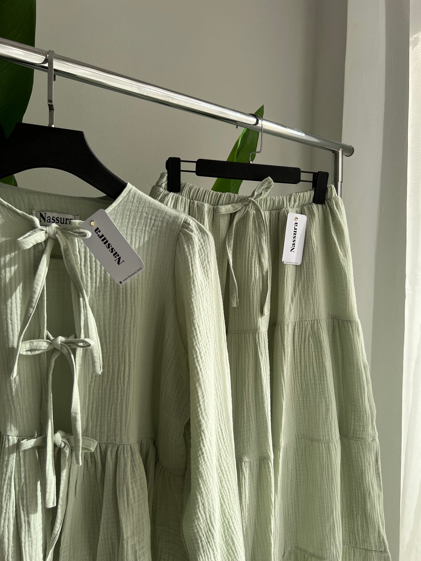 ENSEMBLE "SARABE" EN COUTON GAZE