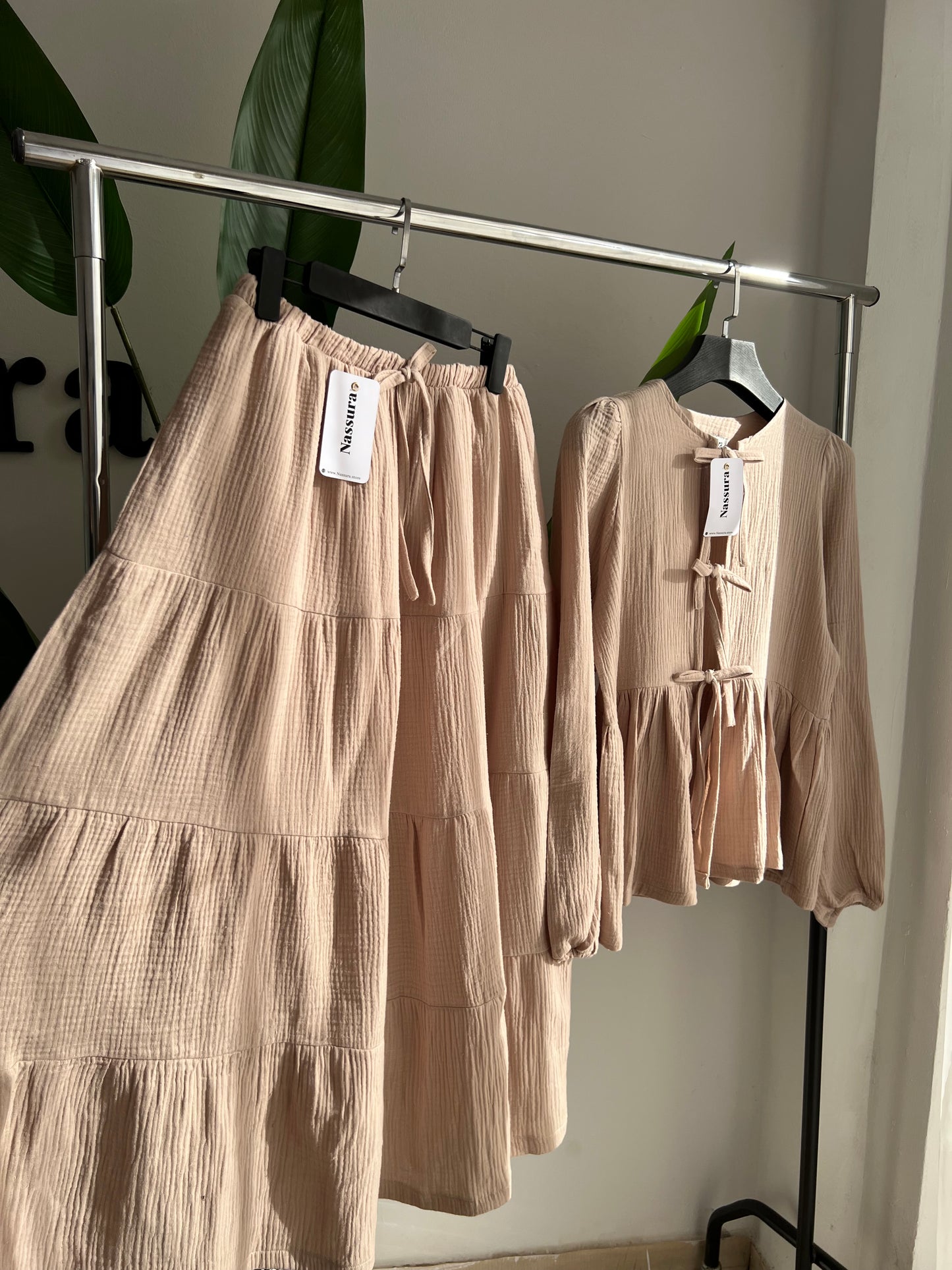 ENSEMBLE "SARABE" EN COUTON GAZE