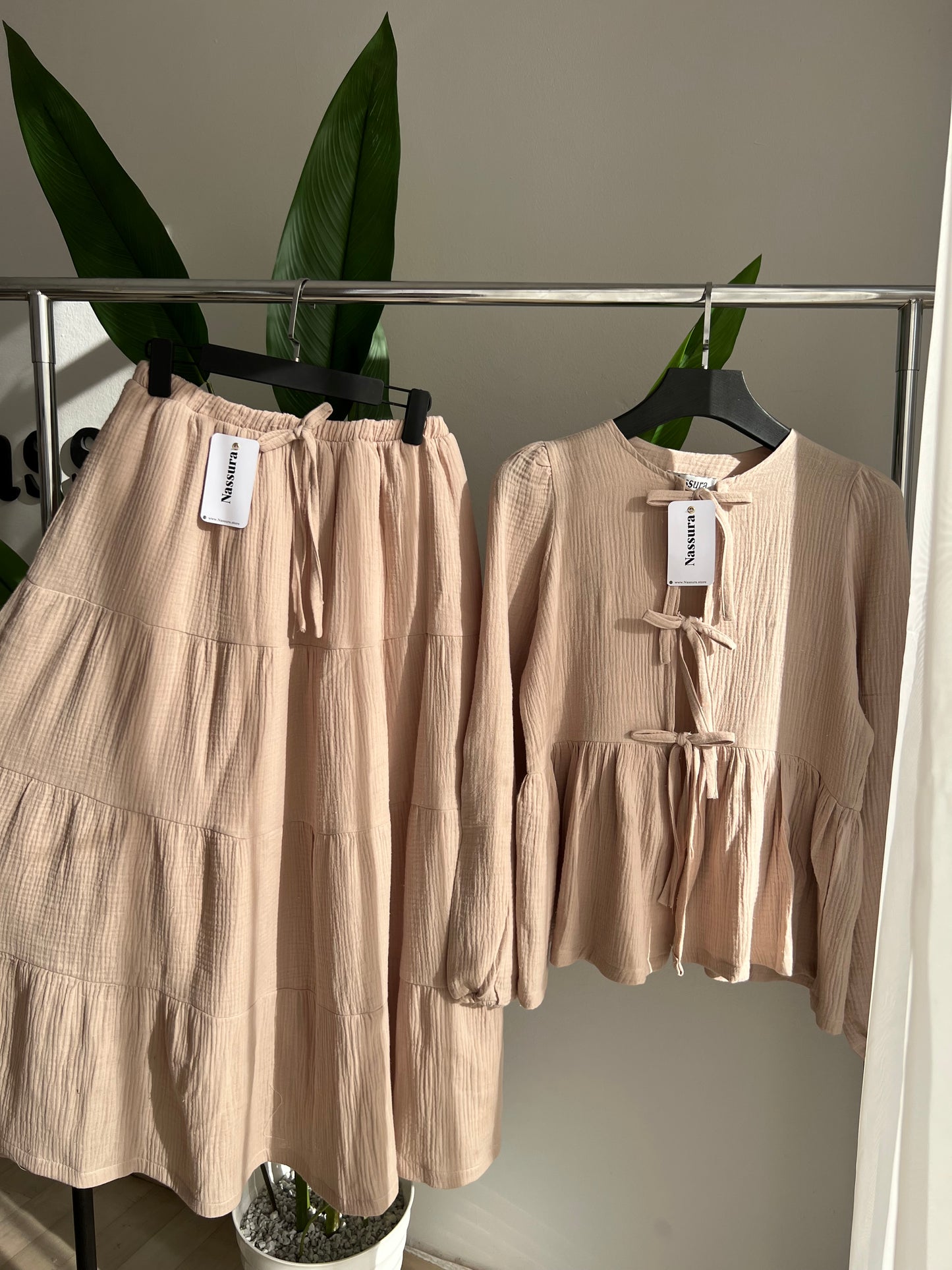 ENSEMBLE "SARABE" EN COUTON GAZE