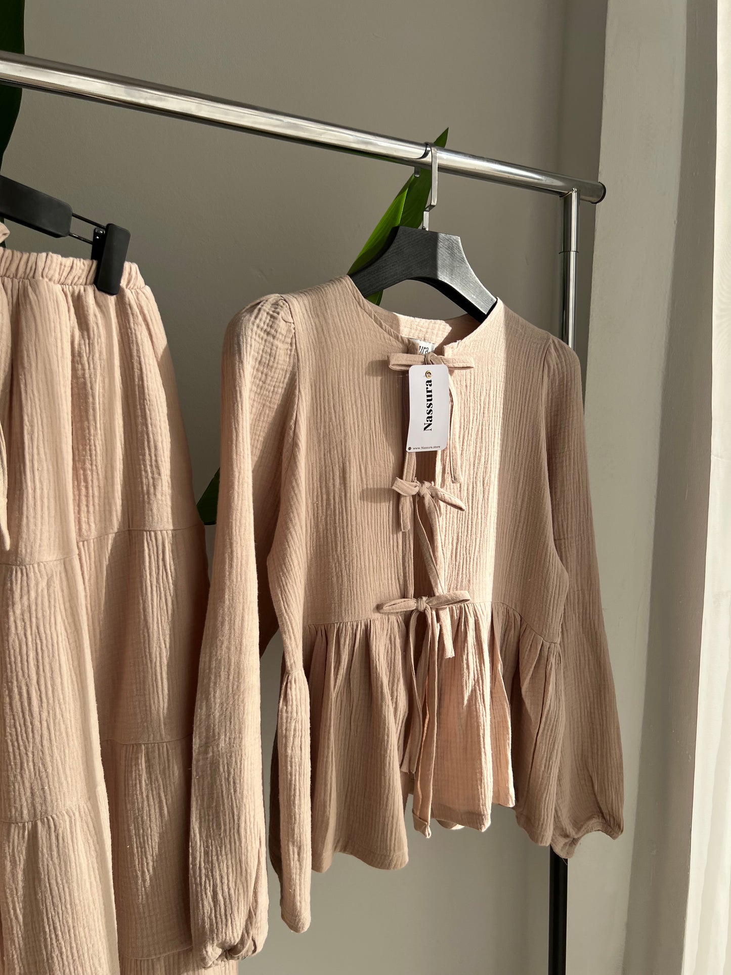 ENSEMBLE "SARABE" EN COUTON GAZE