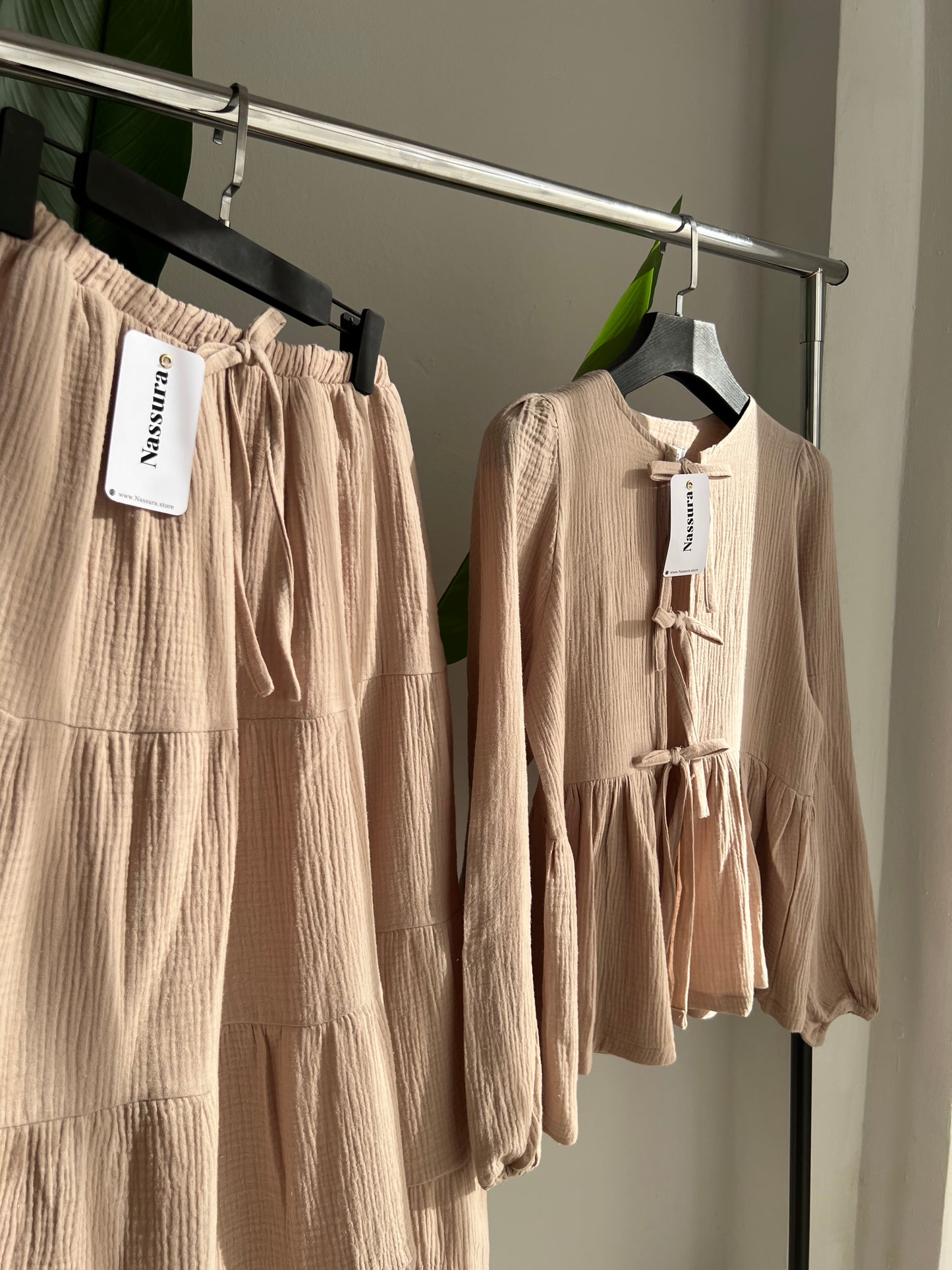 ENSEMBLE "SARABE" EN COUTON GAZE