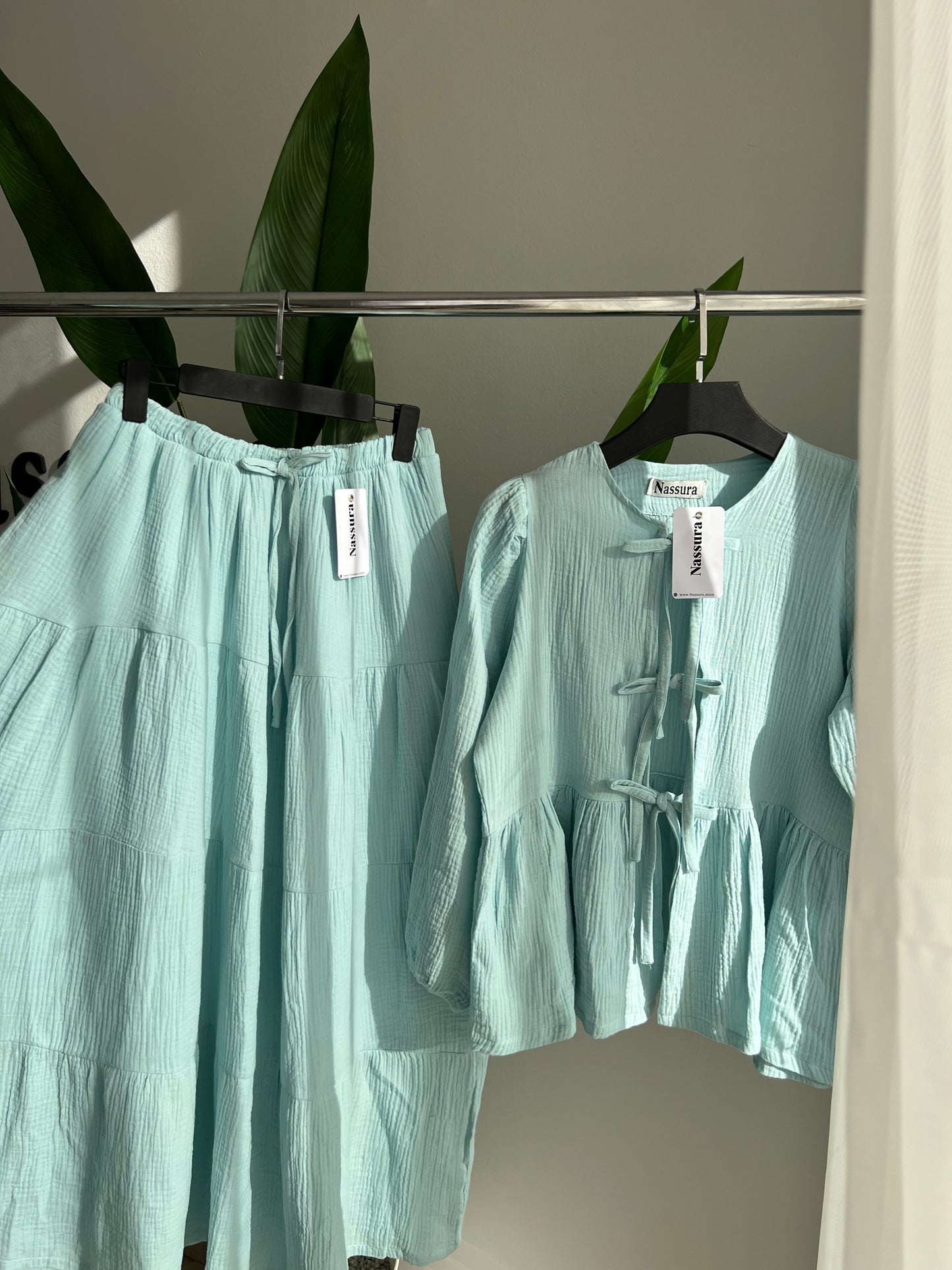 ENSEMBLE "SARABE" EN COUTON GAZE