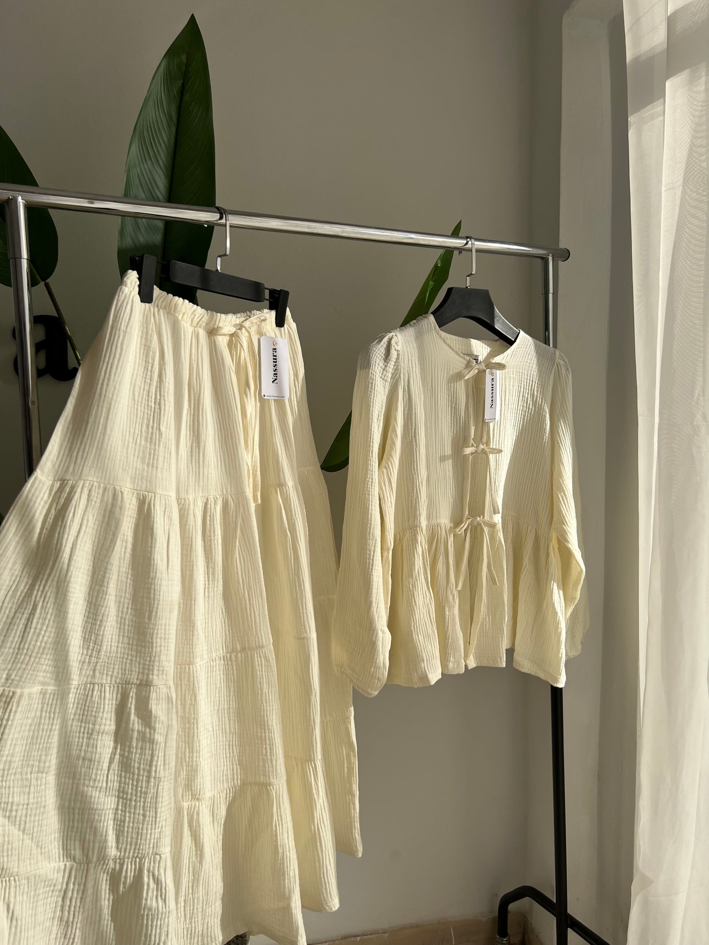 ENSEMBLE "SARABE" EN COUTON GAZE