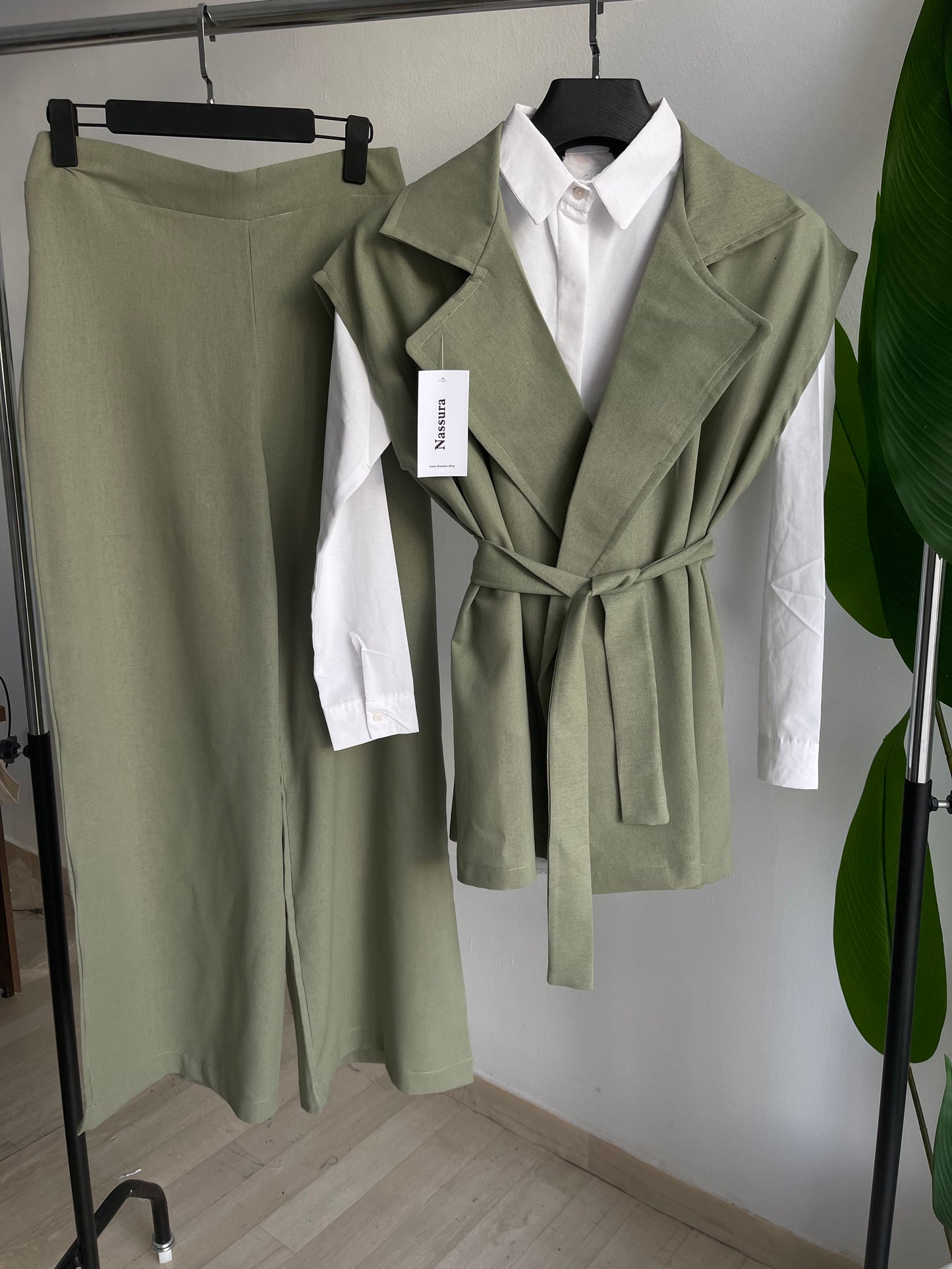 COSTUME DECONTRACTE EN LIN