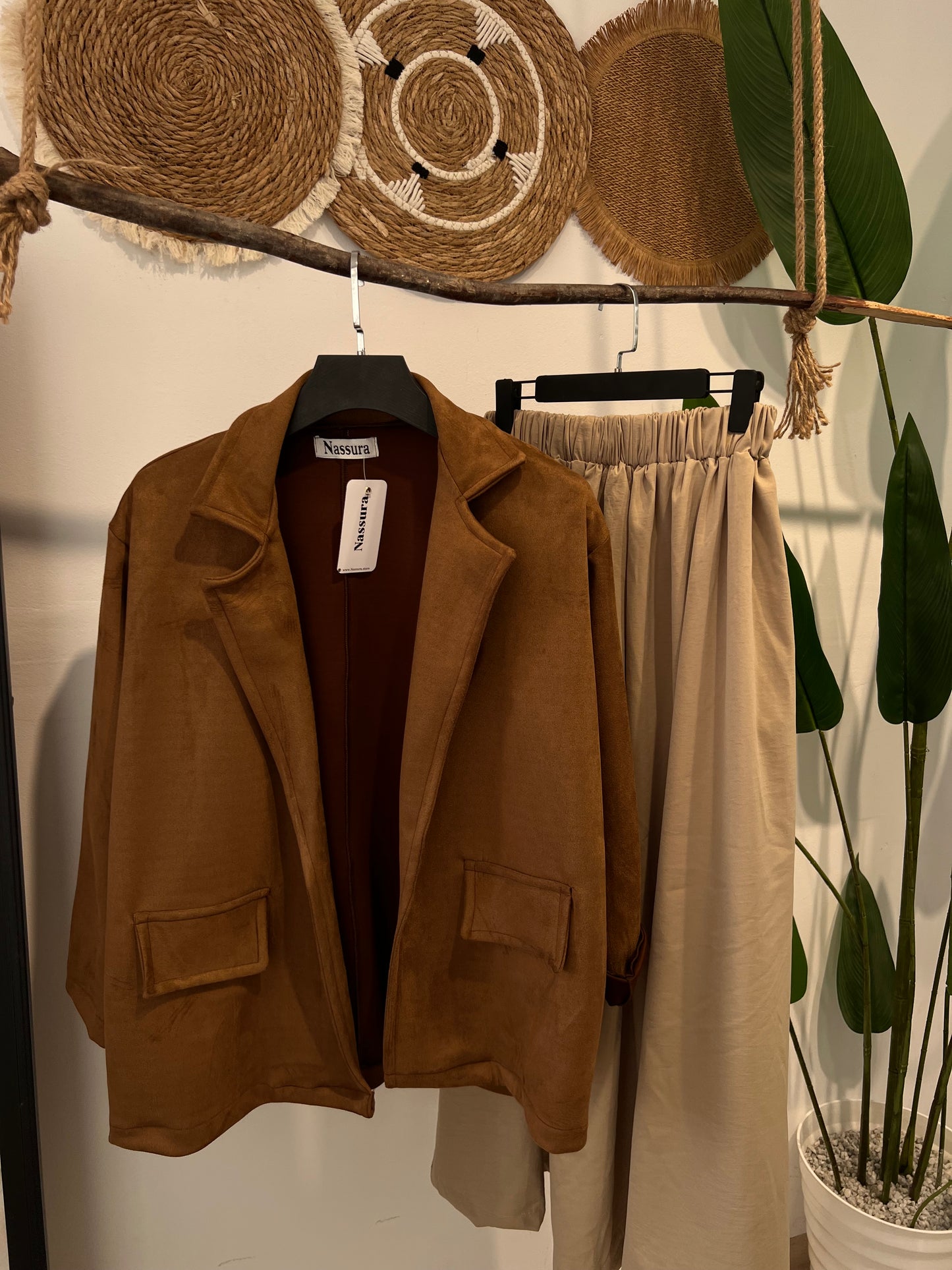 BLAZER PEAU DE CHAMEAU