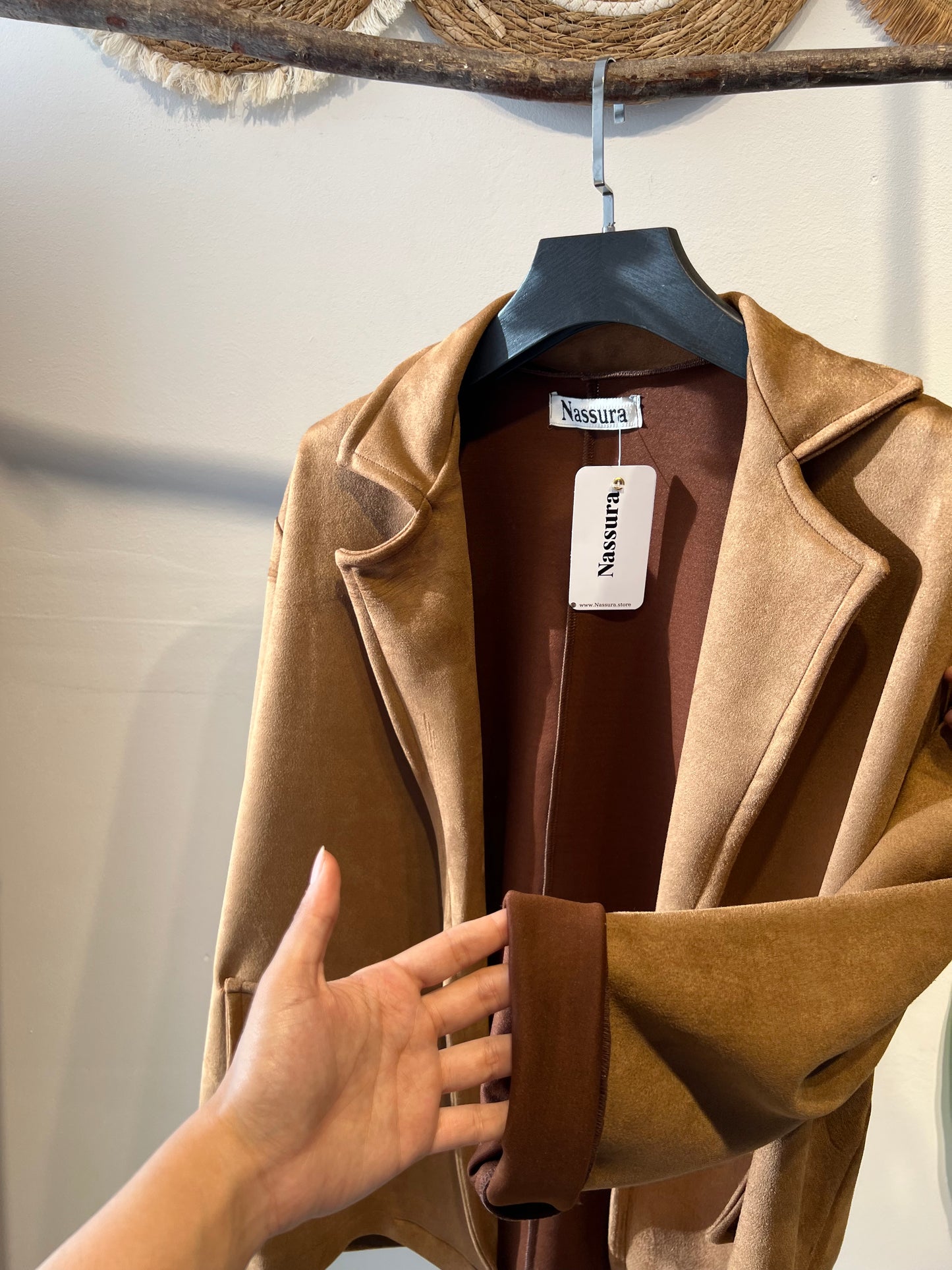 BLAZER PEAU DE CHAMEAU