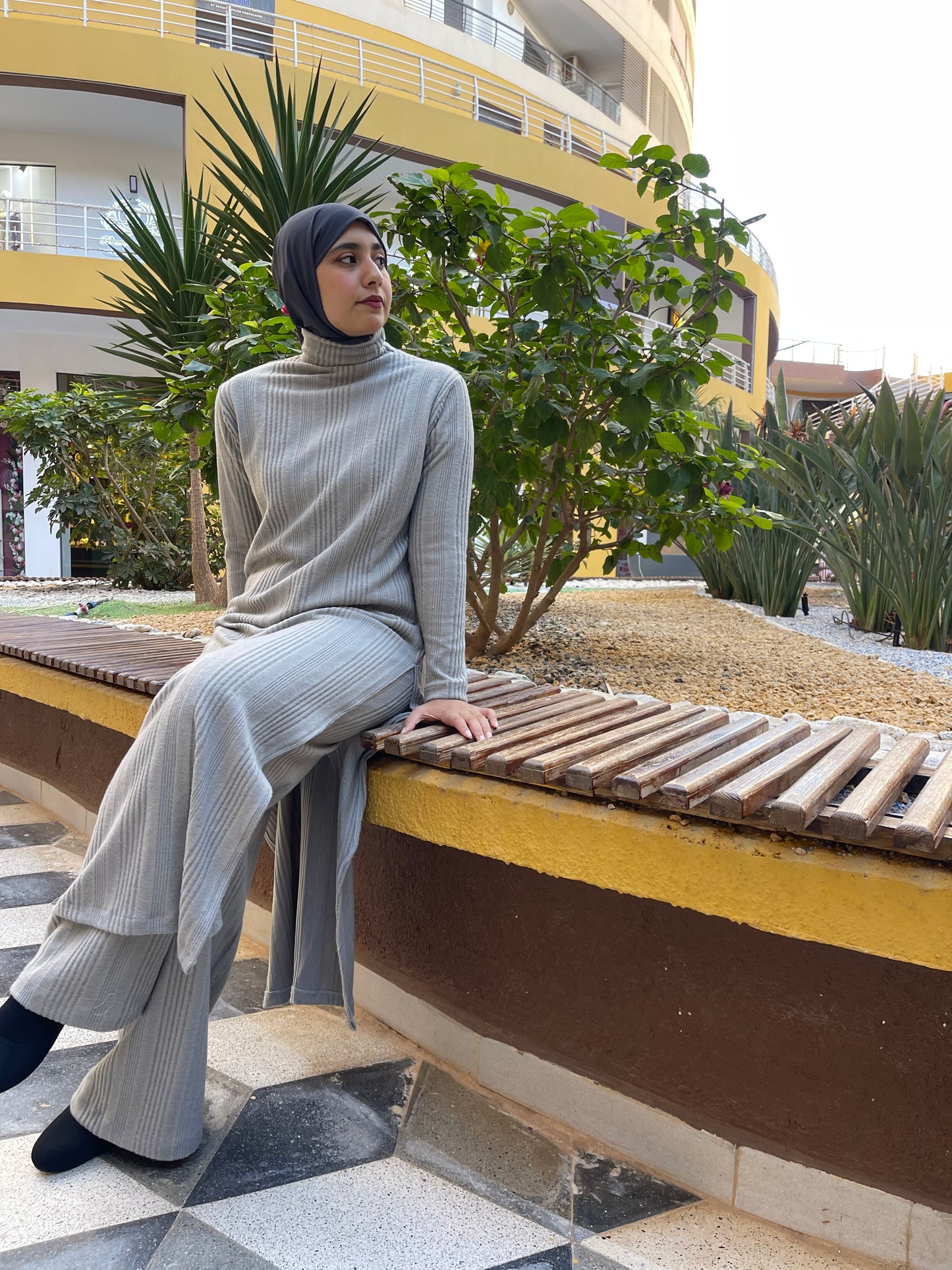 ensemble é pièces en laine