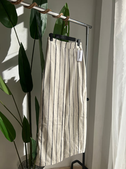 PANTALON EN LIN BRODERIE ANGLAISE