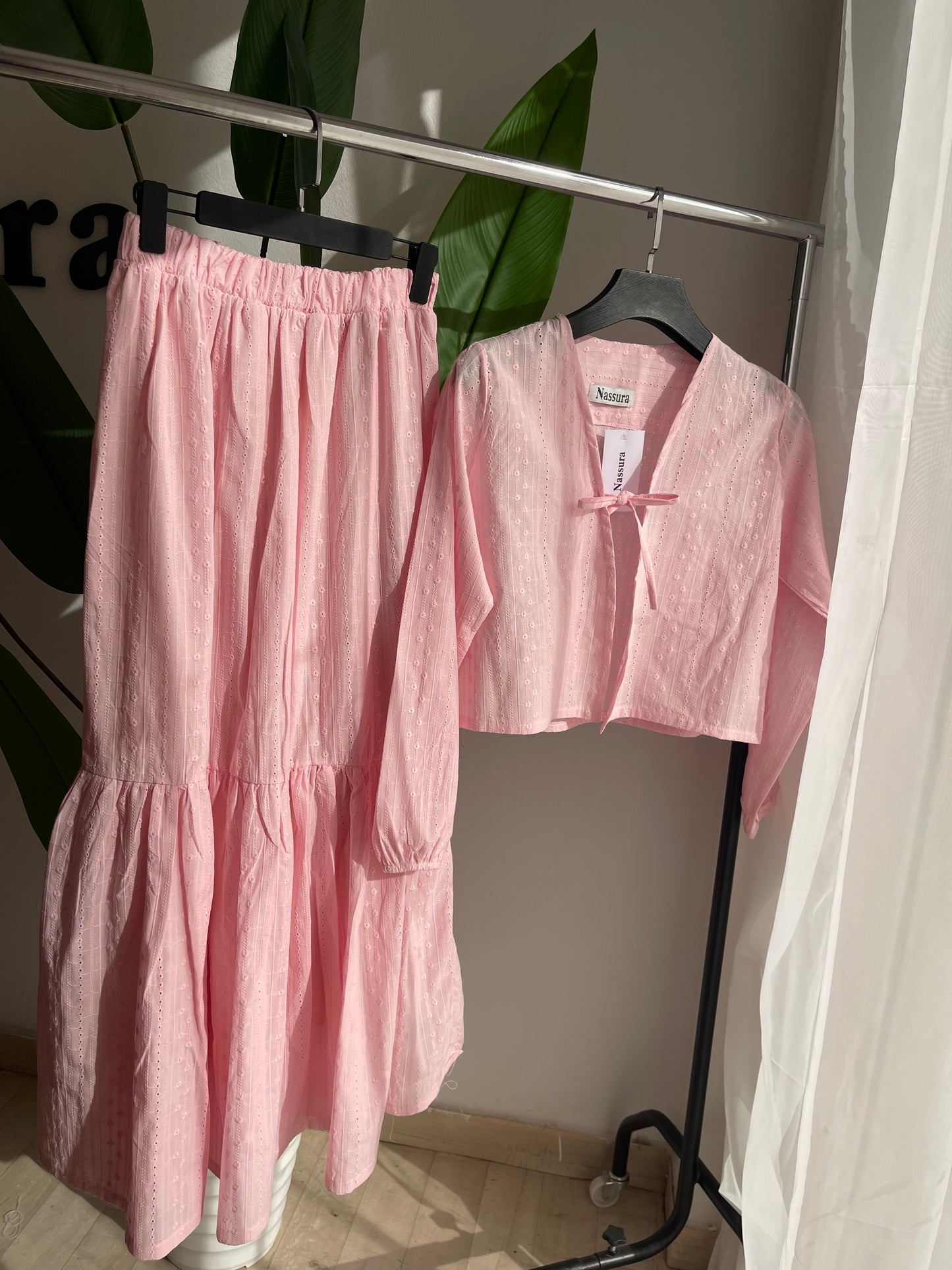 ensemble ice Cream en broderie anglaise couton
