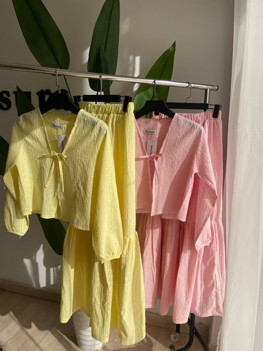 ensemble ice Cream en broderie anglaise couton