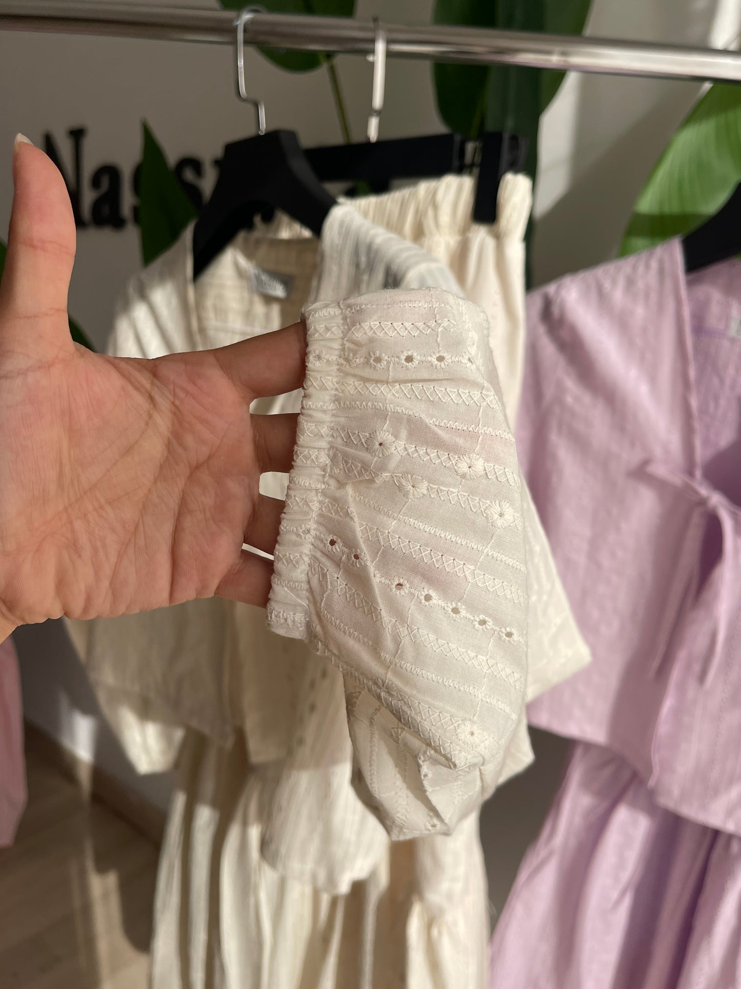 ensemble ice Cream en broderie anglaise couton