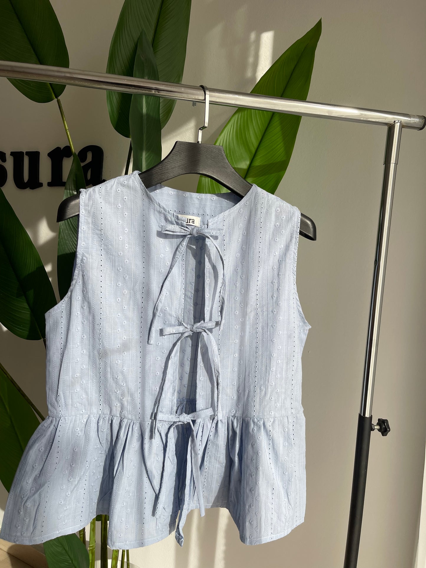HAUT "Gelato" EN BRODERIE ANGLAISE COUTON