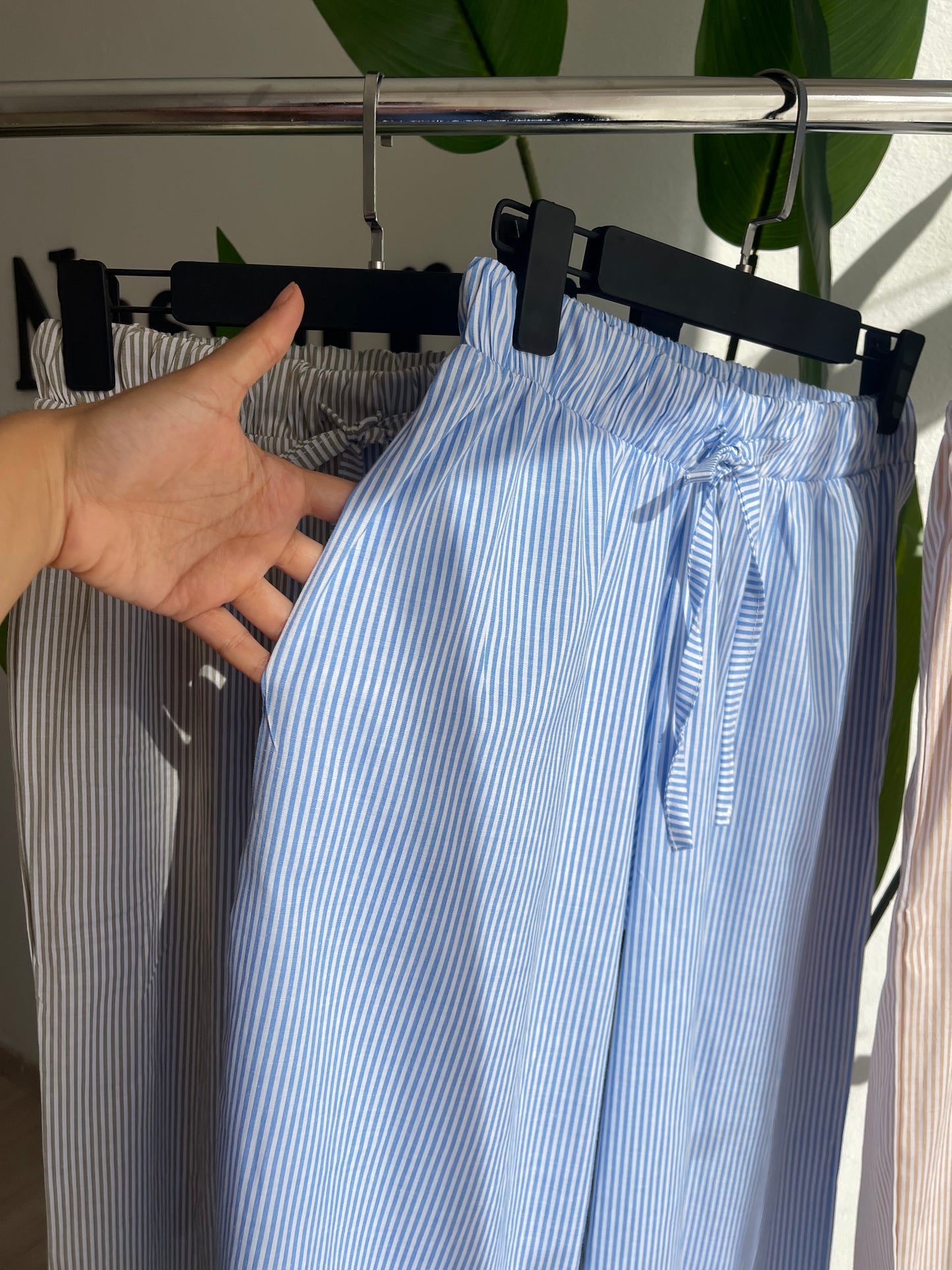 PANTALON A RAYURE COUTON