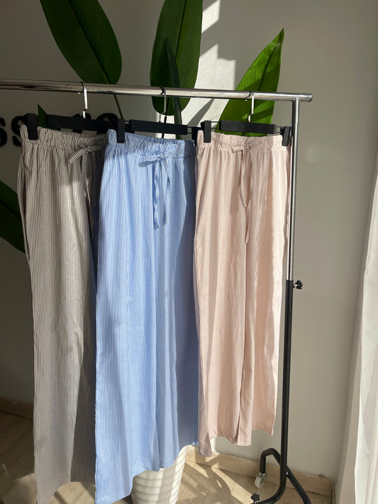 PANTALON A RAYURE COUTON