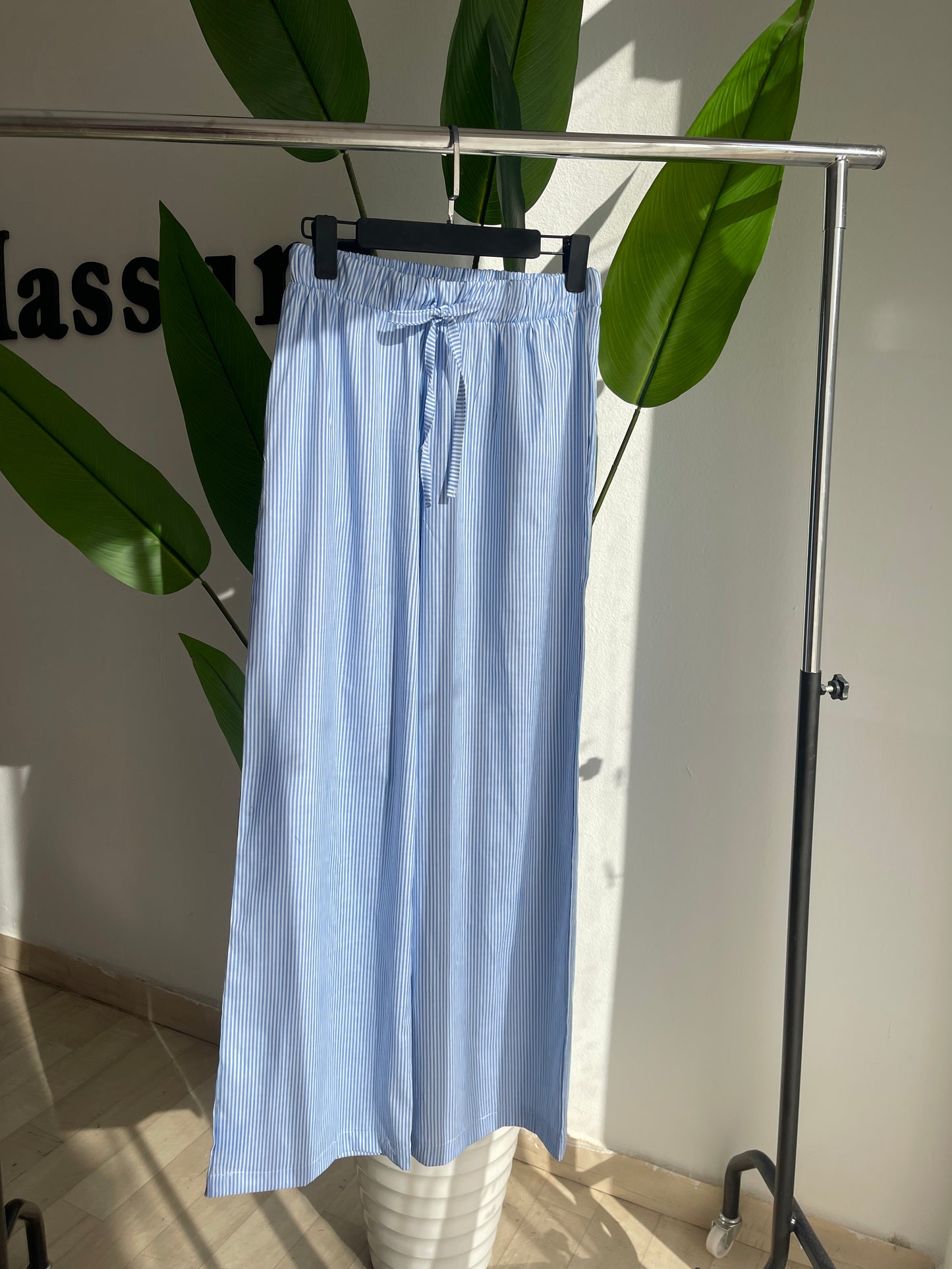 PANTALON A RAYURE COUTON