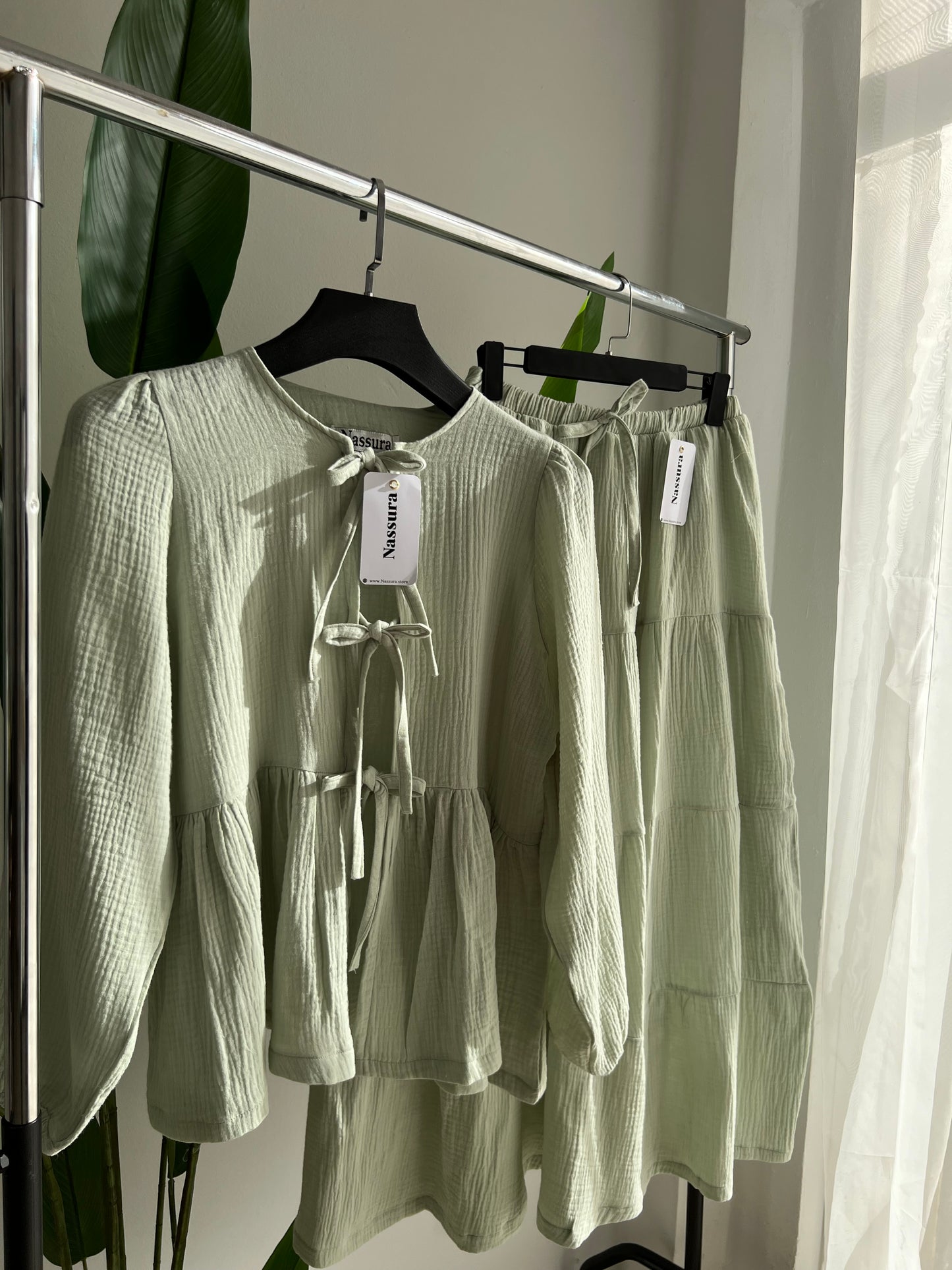 ENSEMBLE "SARABE" EN COUTON GAZE