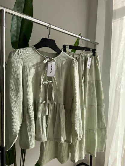 ENSEMBLE "SARABE" EN COUTON GAZE