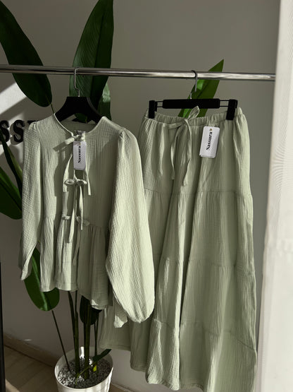 ENSEMBLE "SARABE" EN COUTON GAZE