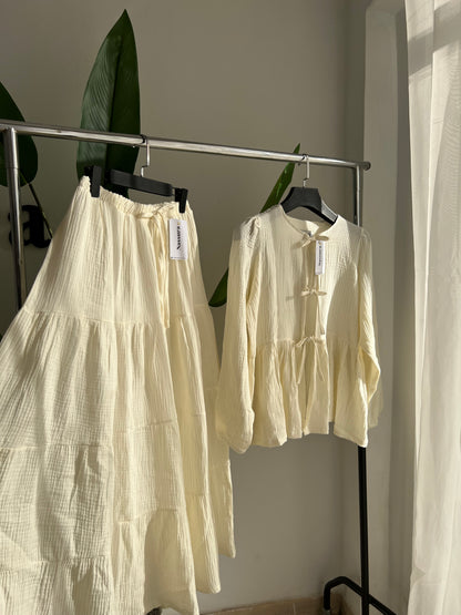 ENSEMBLE "SARABE" EN COUTON GAZE