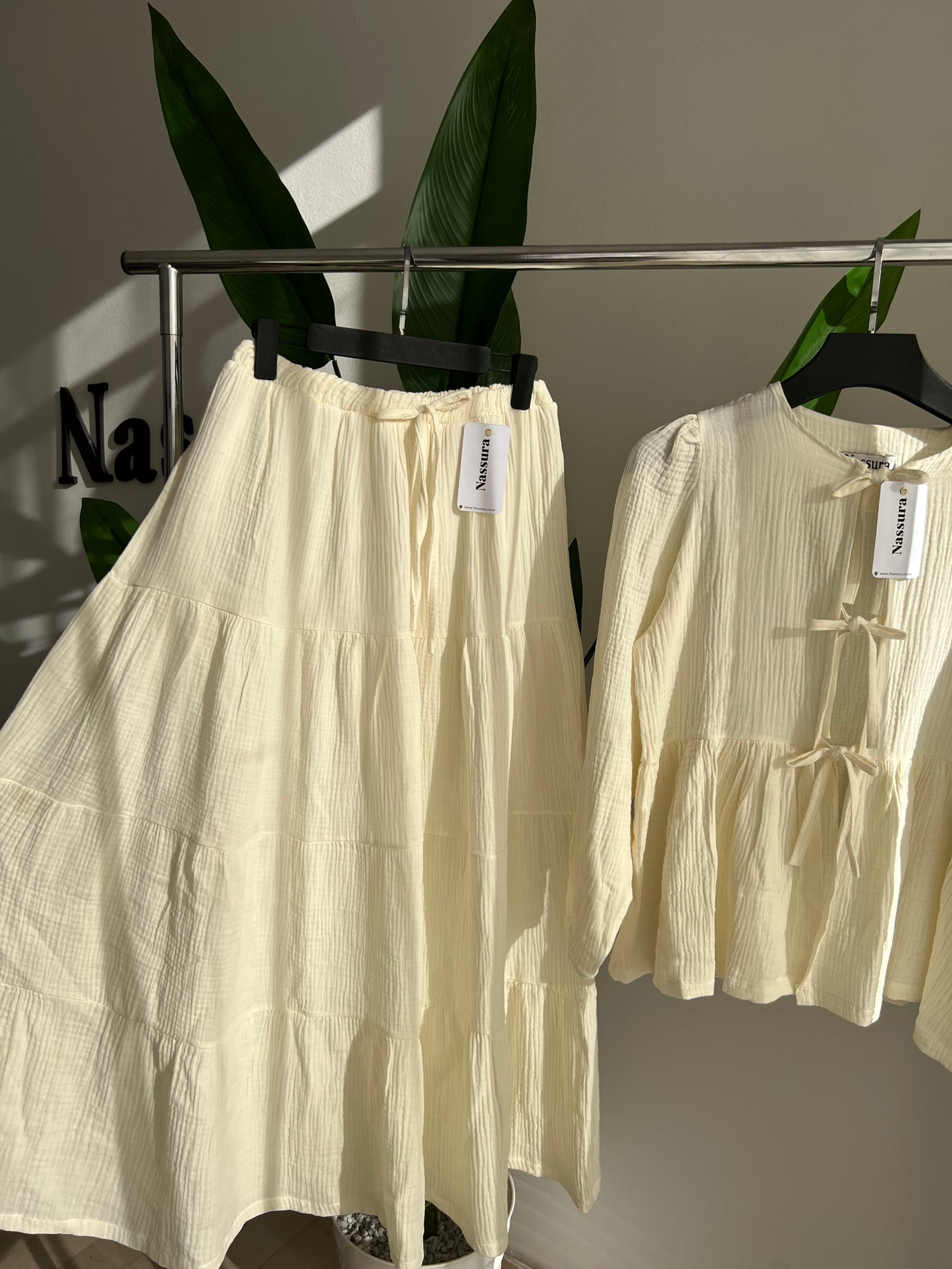 ENSEMBLE "SARABE" EN COUTON GAZE