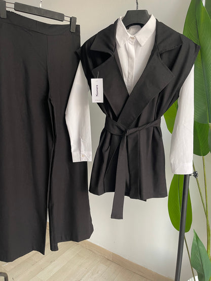 COSTUME DECONTRACTE EN LIN