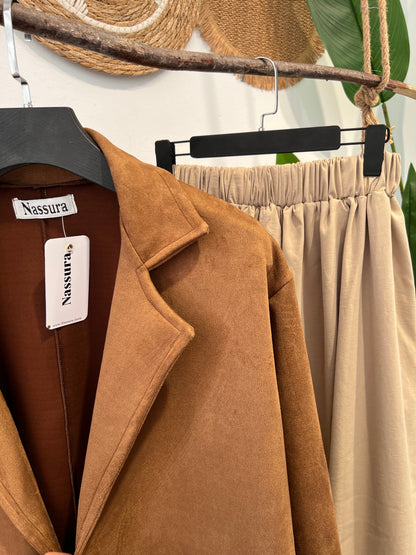 BLAZER PEAU DE CHAMEAU