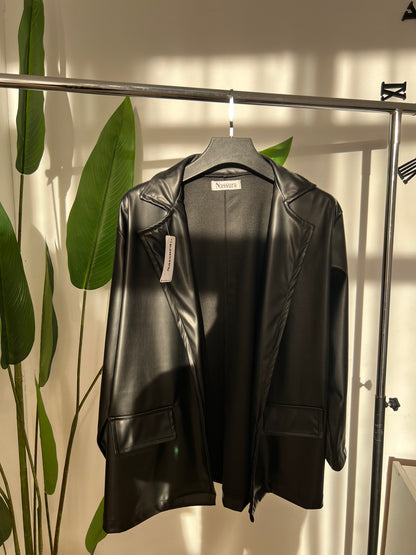 veste en cuire coton a l'intérieur