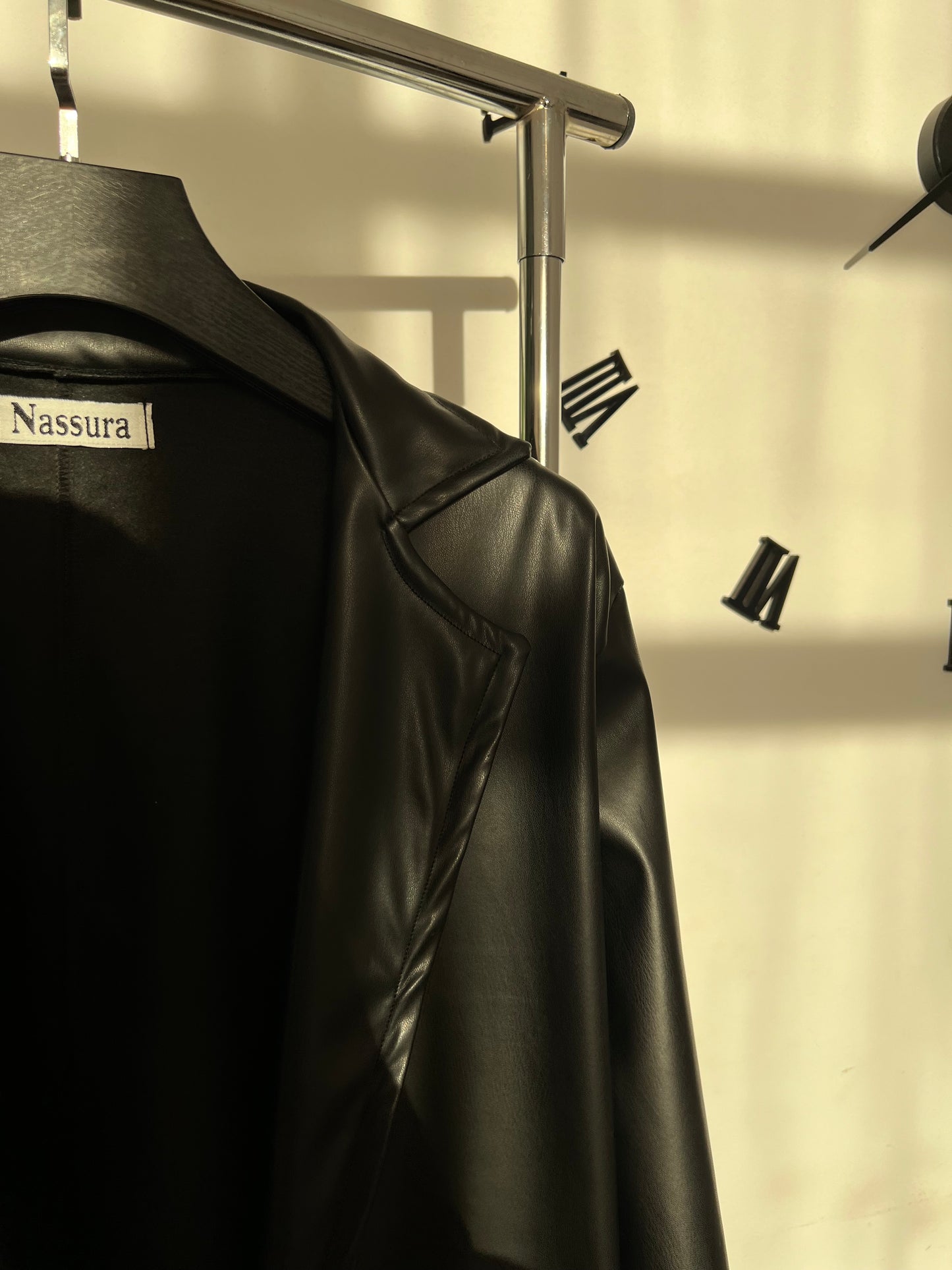 veste en cuire coton a l'intérieur