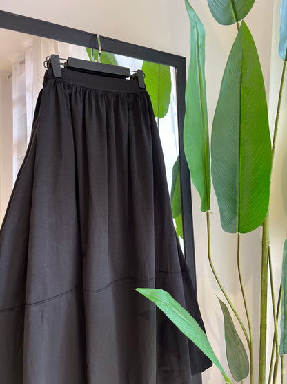 JUPE CLOCHE AVEC BANDE