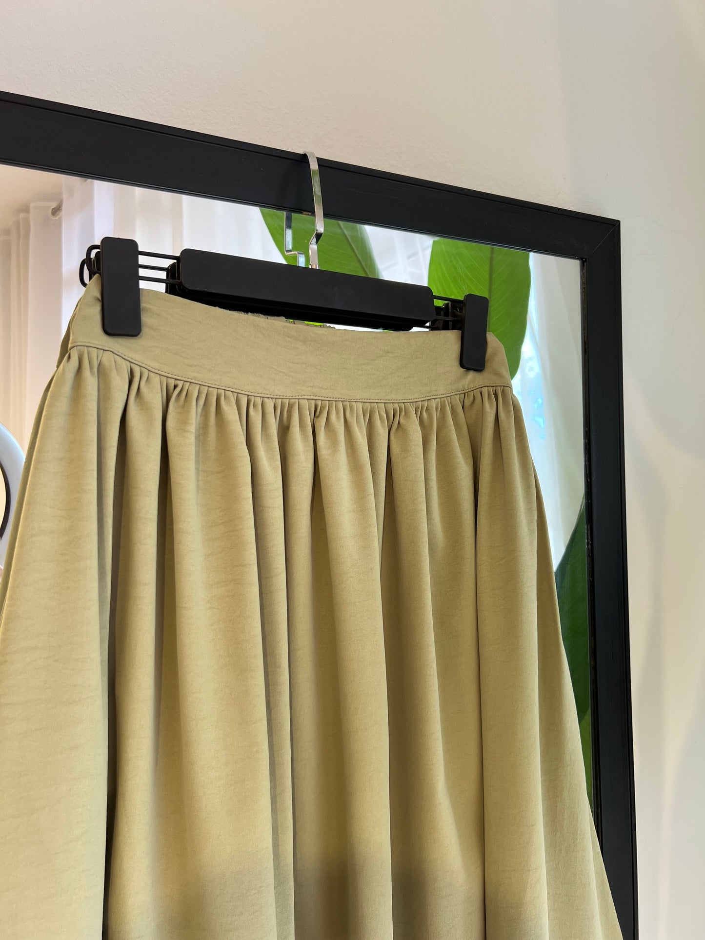 JUPE CLOCHE AVEC BANDE