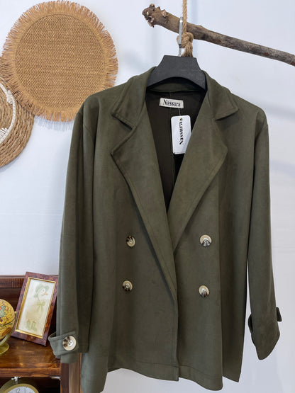 TRENCH  EN PEAU DE CHAMEAU