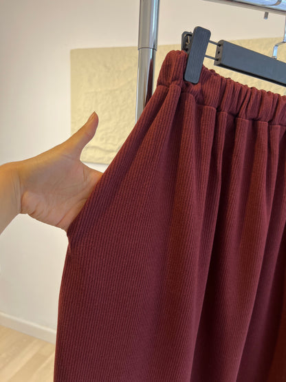 ENSEMBLE ROSE EN LAINE cotlé