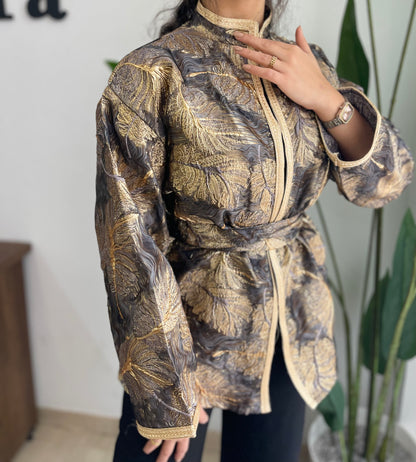 VESTE BROCAR  3D A FLEUR