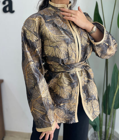 VESTE BROCAR  3D A FLEUR