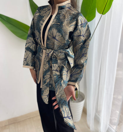 VESTE BROCAR  3D A FLEUR