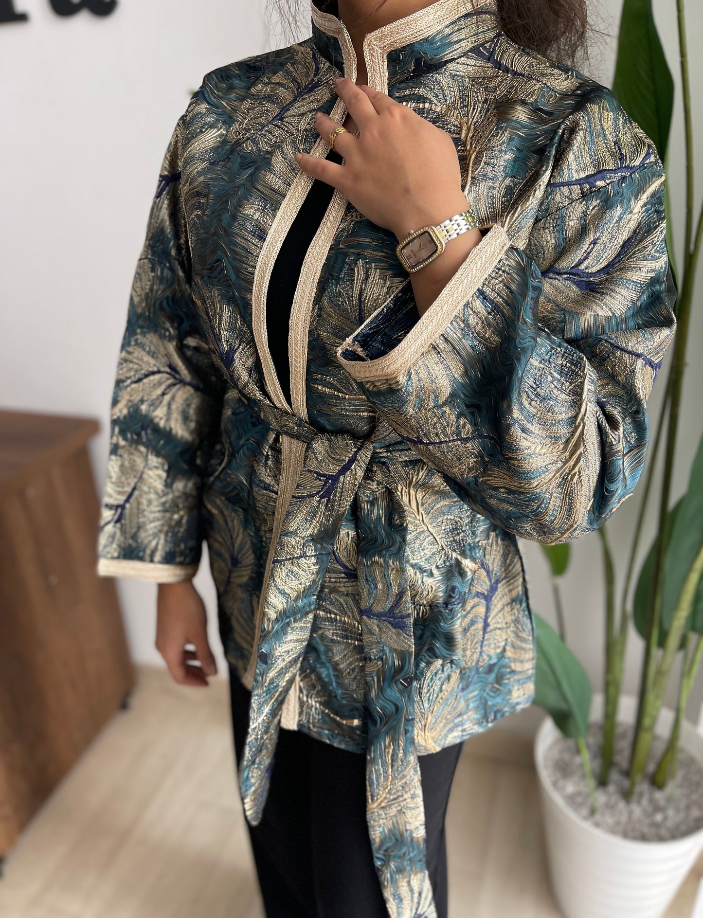 VESTE BROCAR  3D A FLEUR